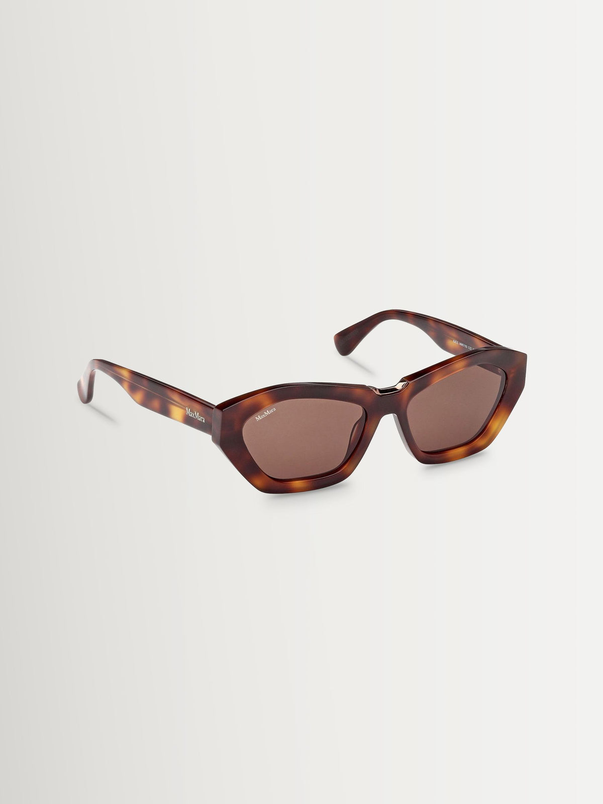 Max Mara brown acetate sunglasses with Maxim detail - British product