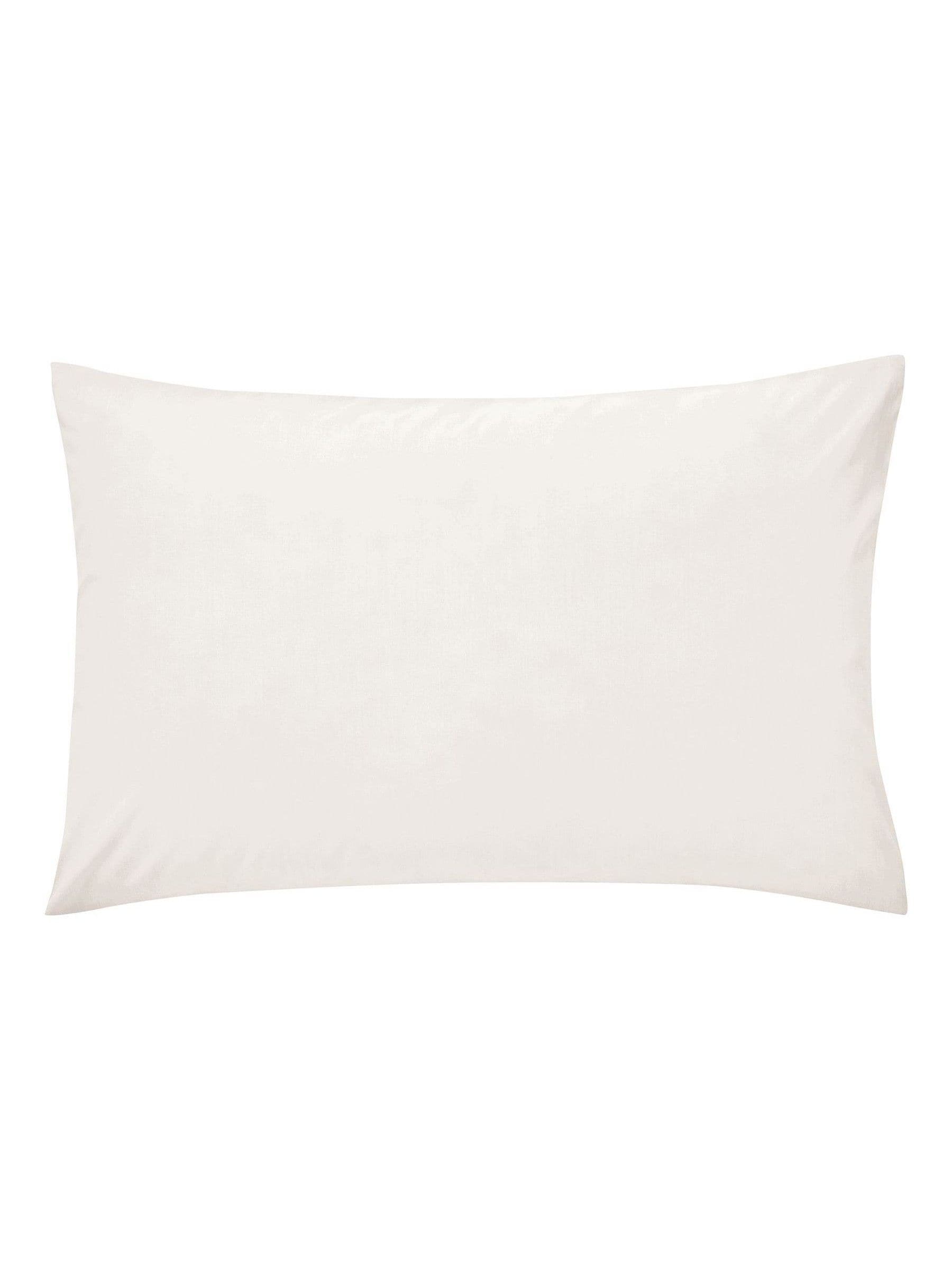 Helena Springfield White Easy Care Plain Pillowcases Set of 2