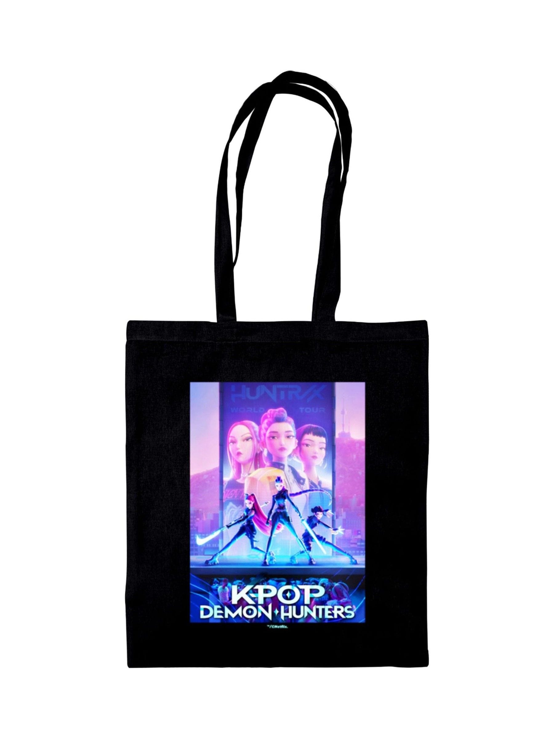 Pyramid International Black Demon Hunters framed print and tote bundle (British brand)