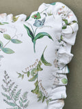 Sophie Allport wild floral frill edge cushion 45x45cm (British brand)