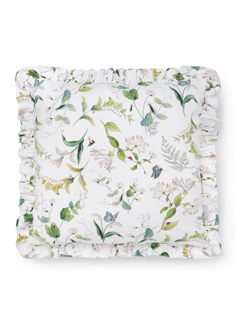 Sophie Allport wild floral frill edge cushion 45x45cm (British brand)