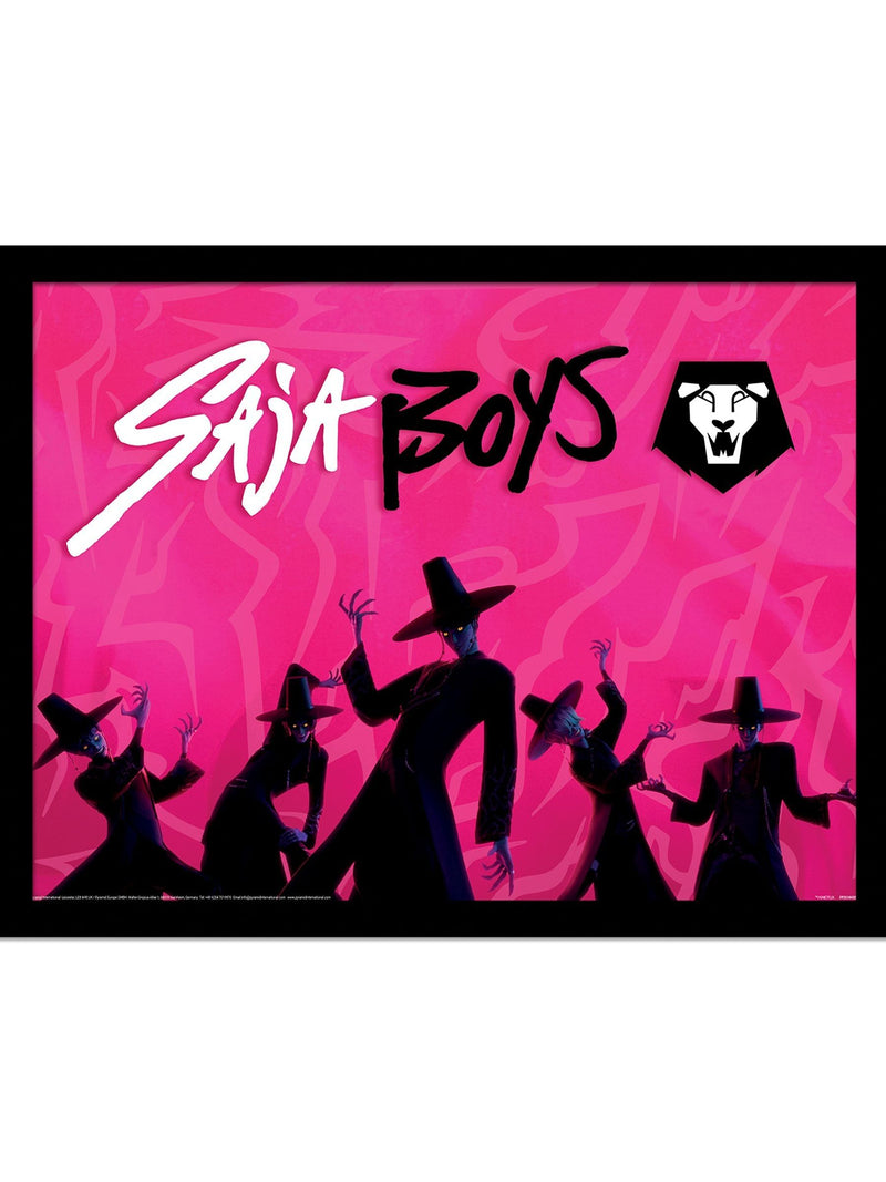 Pyramid International K-Pop Demon Hunters Idol framed print 45x43cm (British brand)