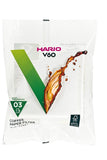 Hario V60 size 3 filter papers 100 count, UK version