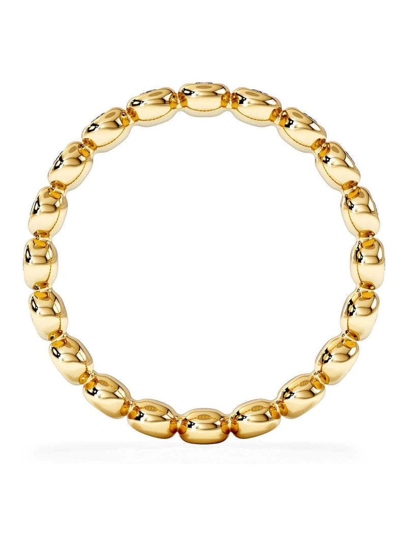 Diamond Store 18k gold vermeil lab diamond eternity ring - British product