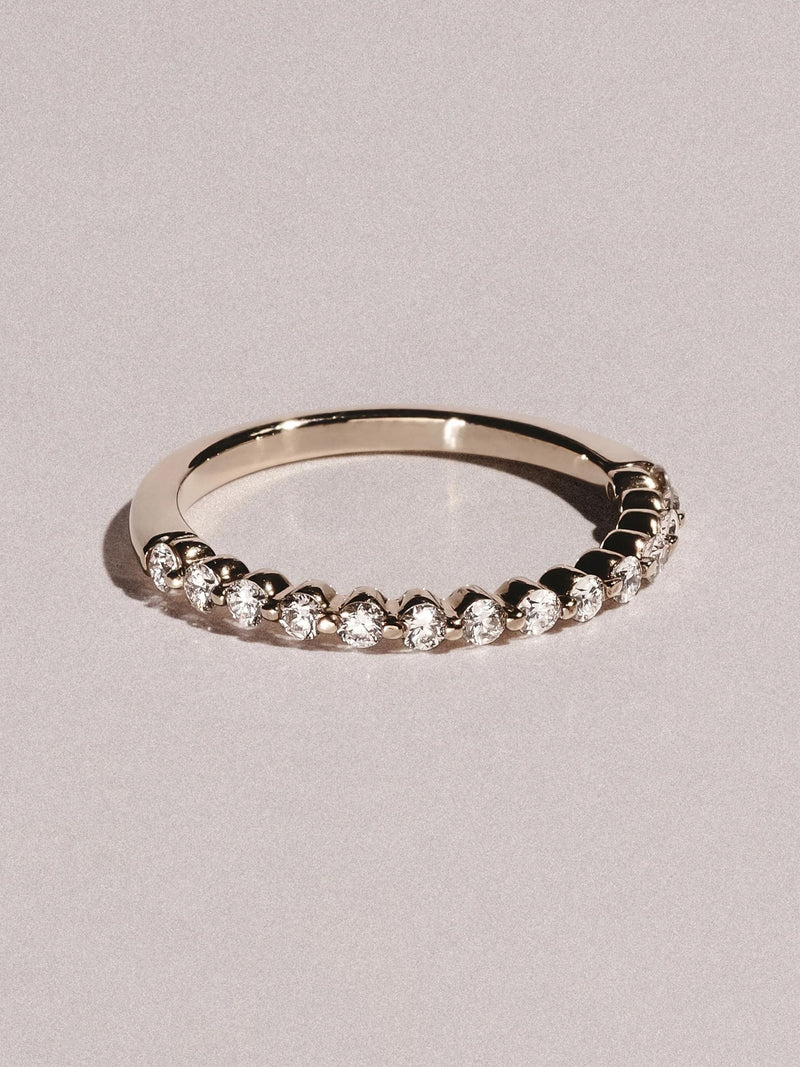 The Diamond Store Solstice half eternity ring 0.35ct, imported from the UK