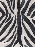 Paoletti zebra printed indoor outdoor rug 120x170cm, UK version