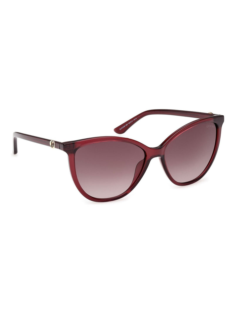 Guess Red Injected cat-eye sunglasses, imported from the UK
