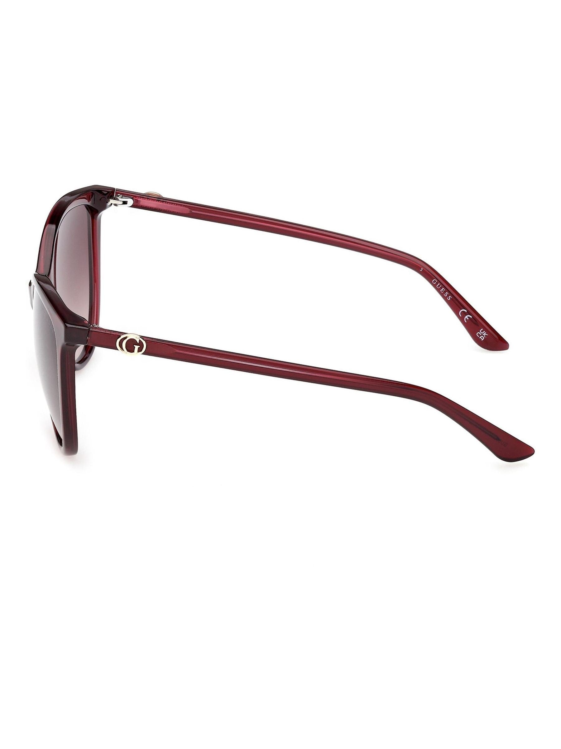 Guess Red Injected cat-eye sunglasses, imported from the UK