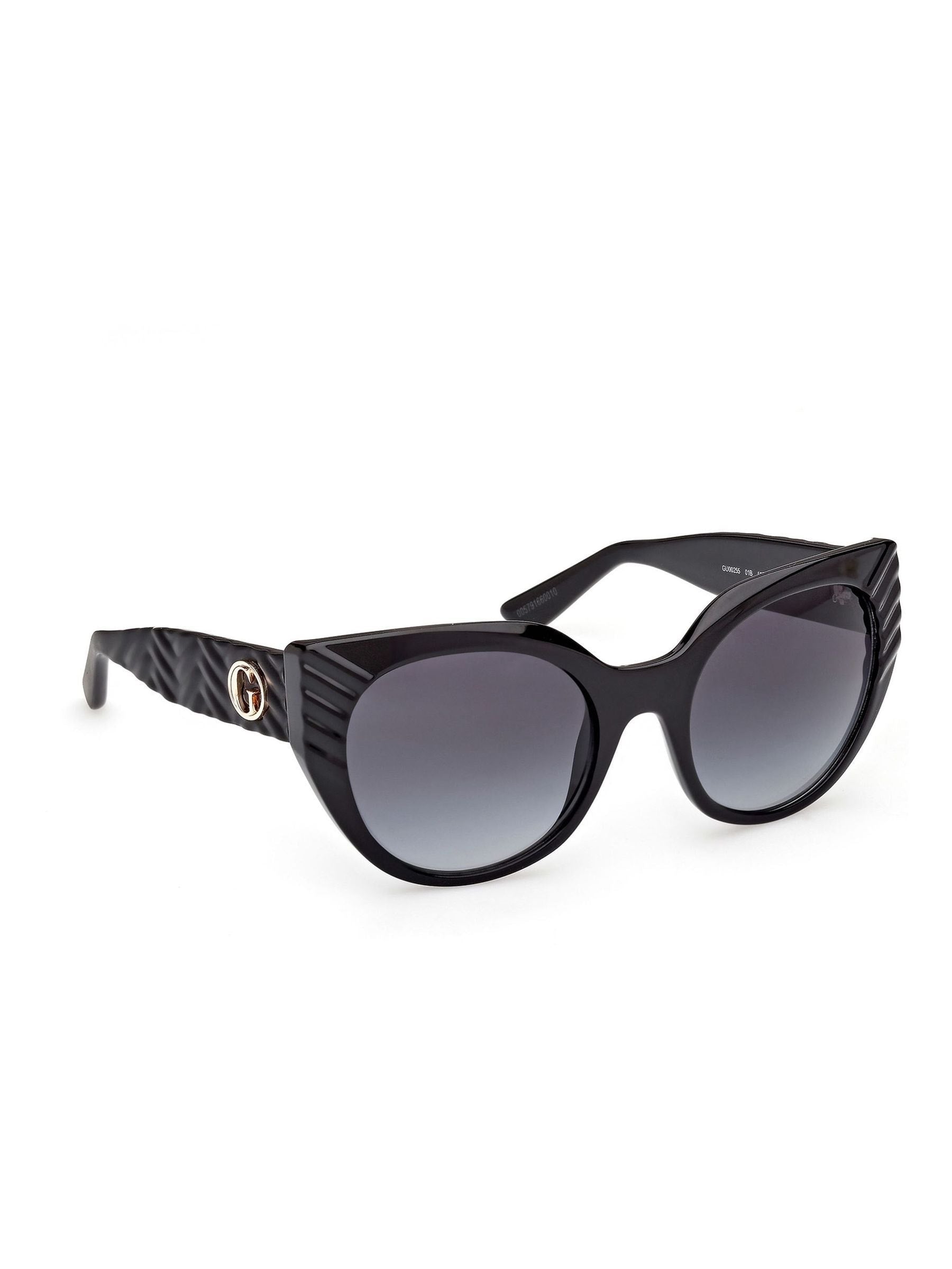 Guess black injected sunglasses oversized cat eye, imported from the UK