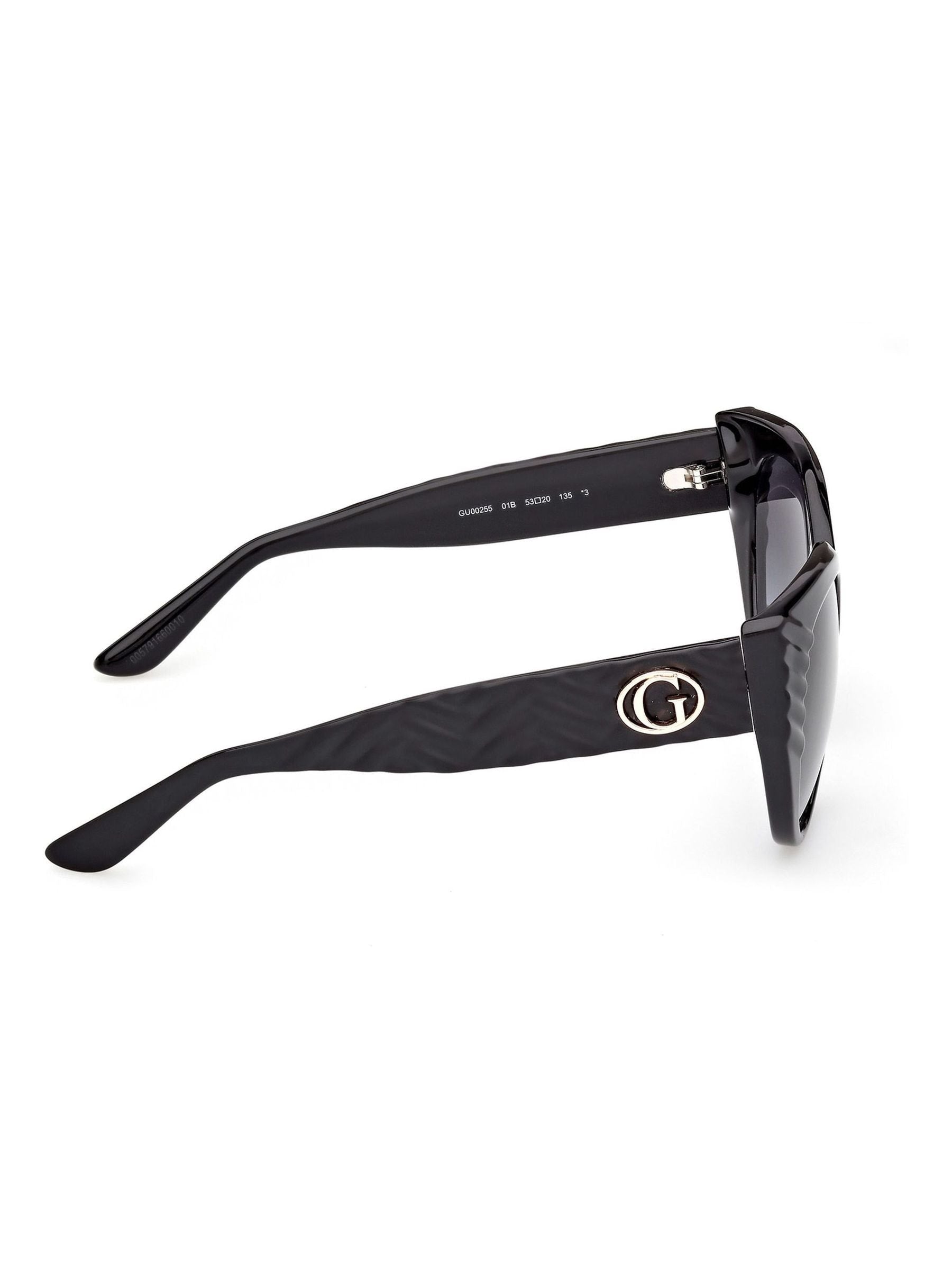 Guess black injected sunglasses oversized cat eye, imported from the UK