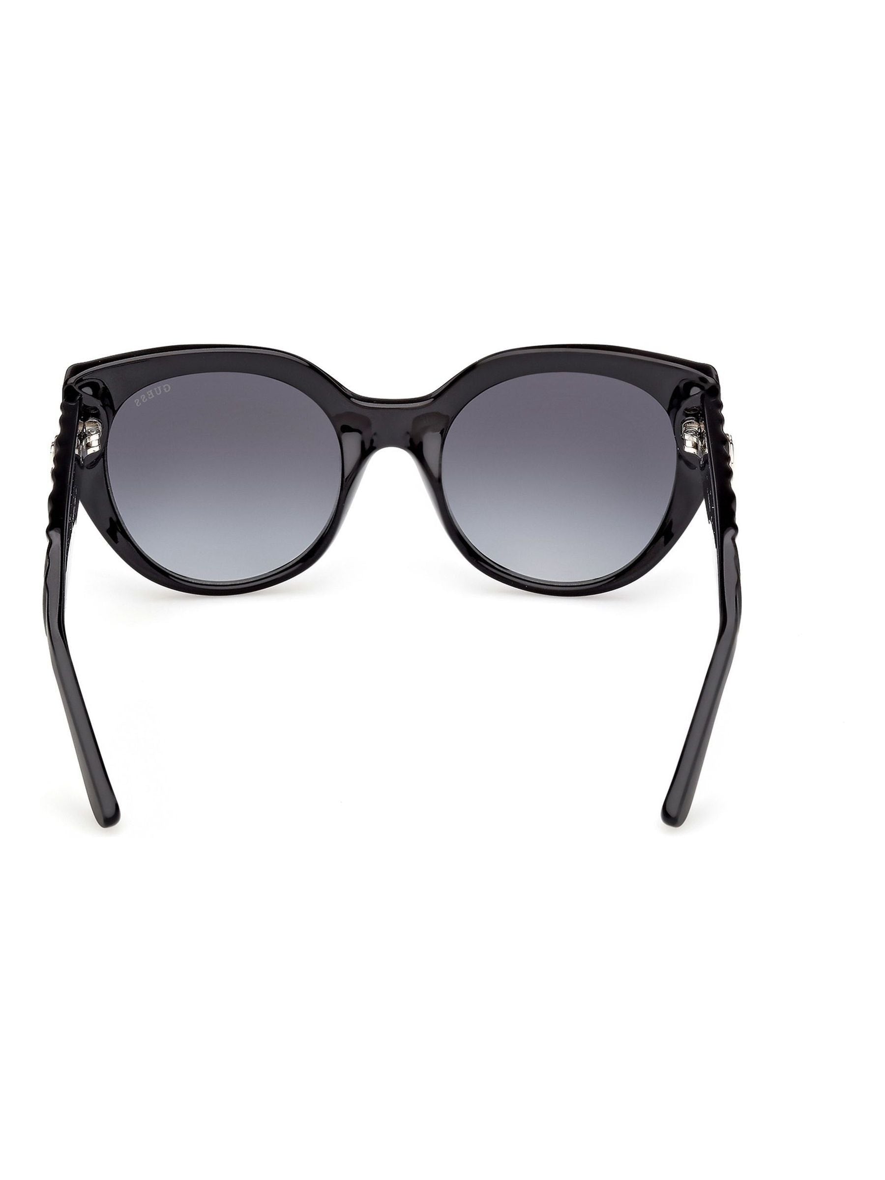 Guess black injected sunglasses oversized cat eye, imported from the UK