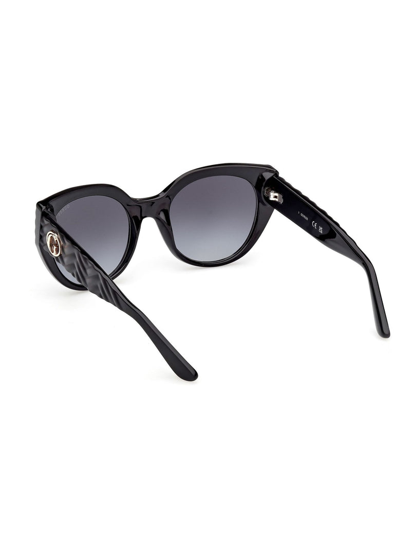 Guess black injected sunglasses oversized cat eye, imported from the UK