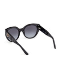 Guess black injected sunglasses oversized cat eye, imported from the UK