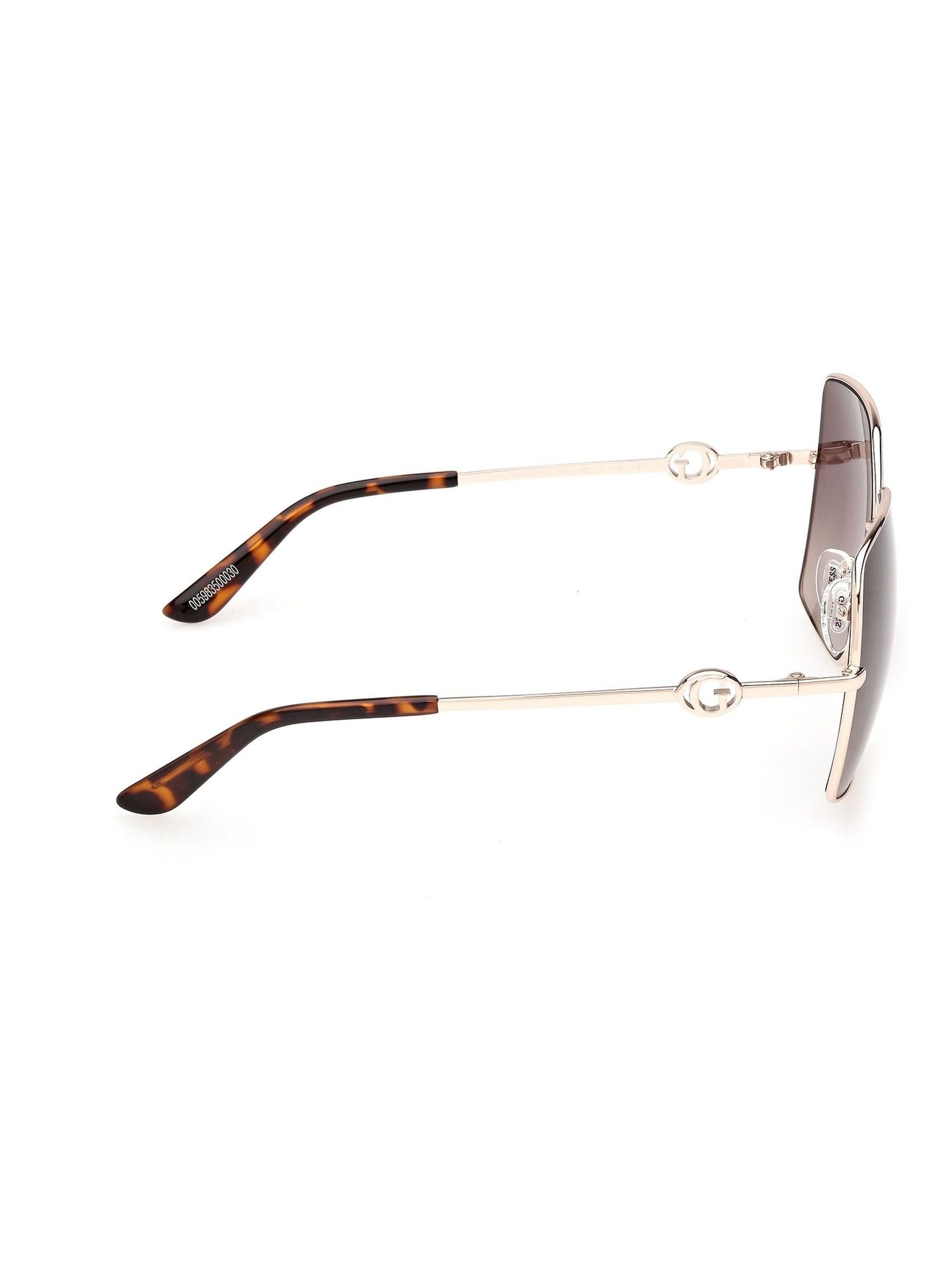 Guess cream metal sunglasses square frame - British product