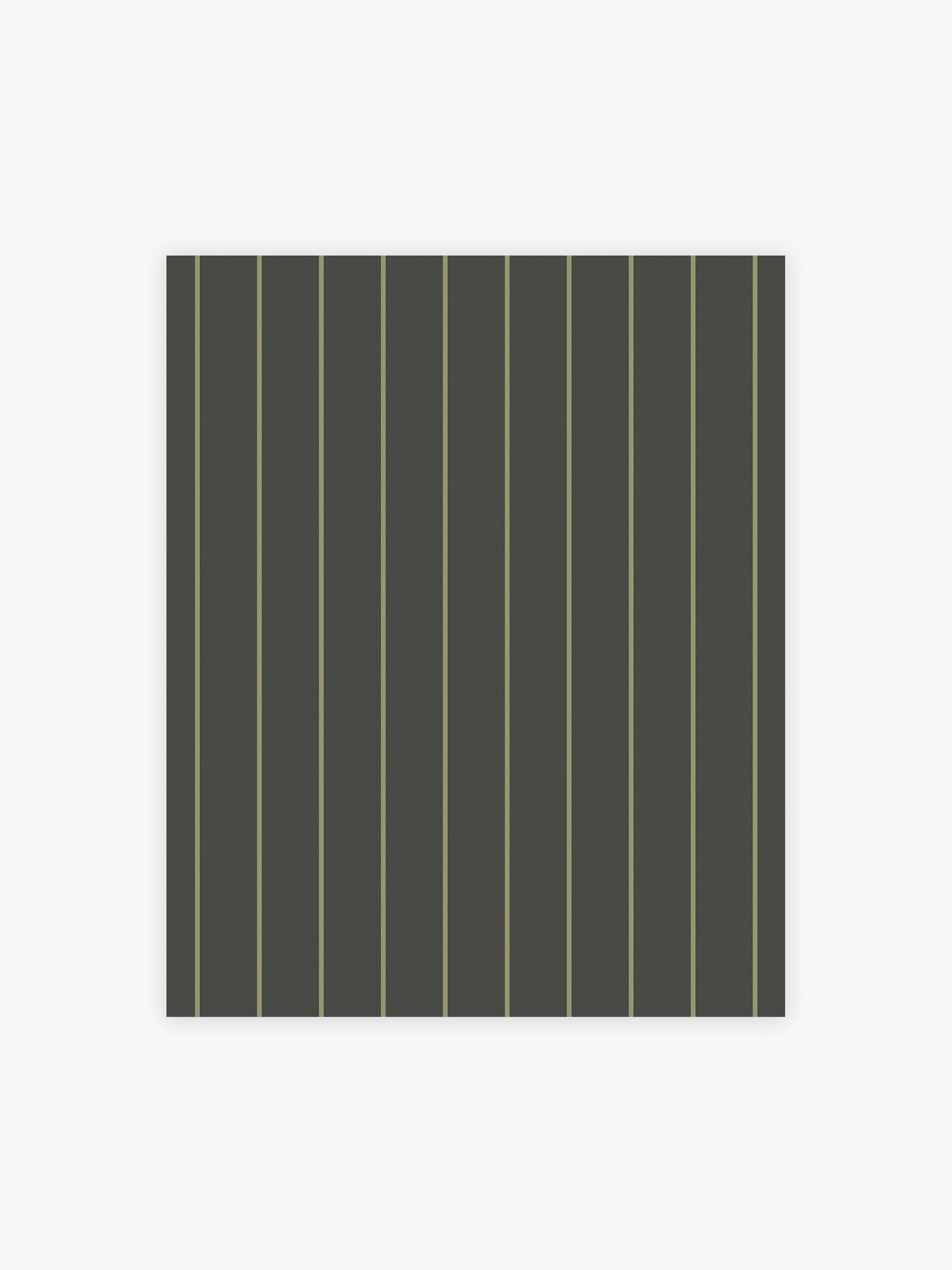 MADE.COM Mint Chocolate Kyria Stripe wallpaper sample A4 (British brand)