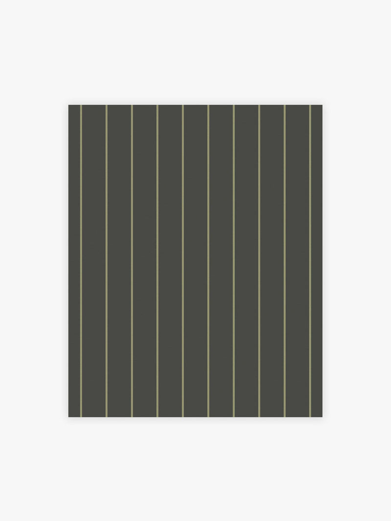 MADE.COM Mint Chocolate Kyria Stripe wallpaper sample A4 (British brand)