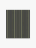 MADE.COM Mint Chocolate Kyria Stripe wallpaper sample A4 (British brand)