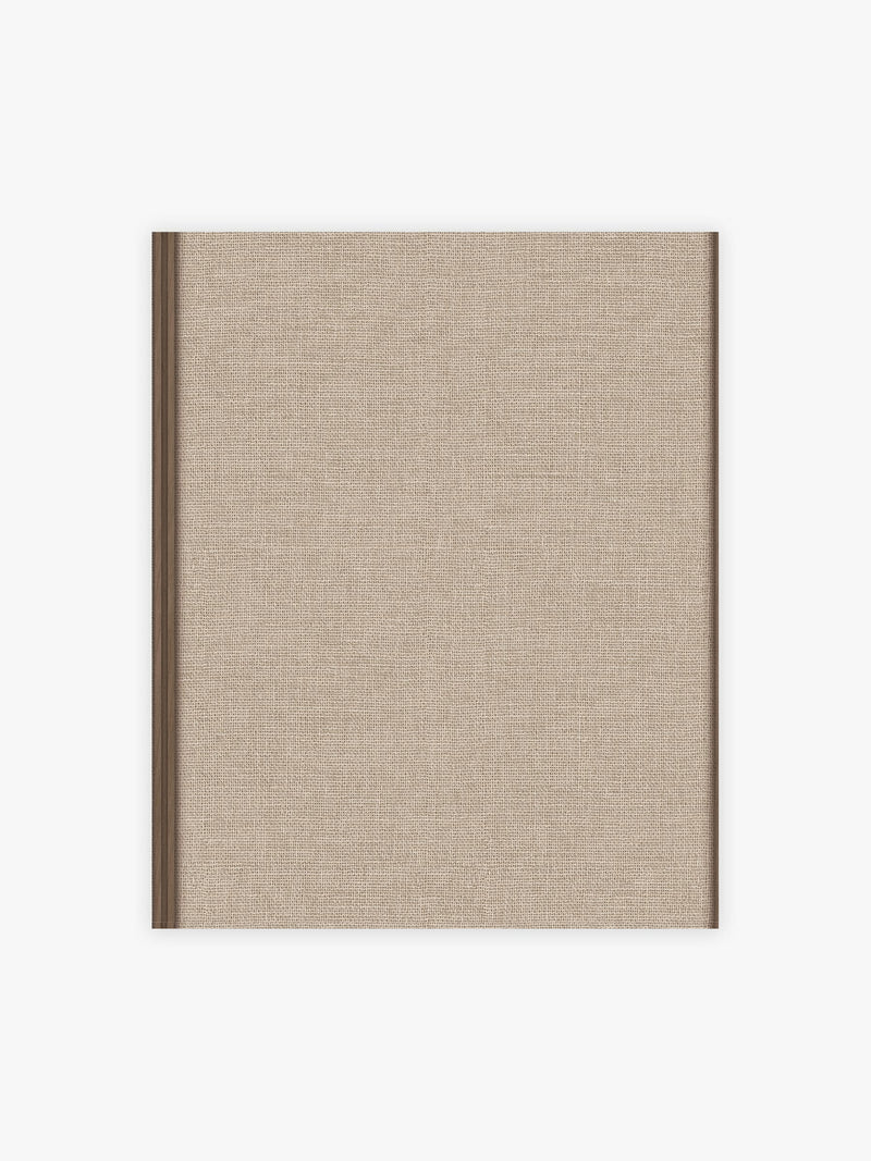 MADE.COM Beige Hessian Effie A4 Wallpaper Sample