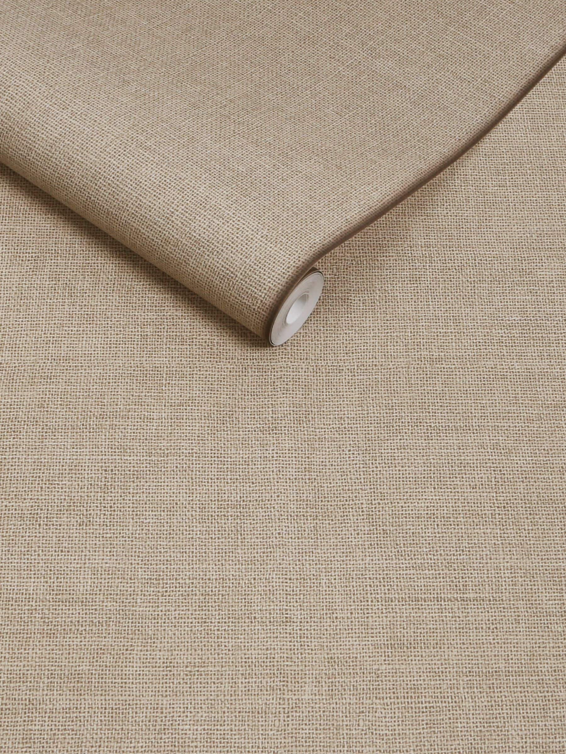 MADE.COM Beige Hessian Effie A4 Wallpaper Sample