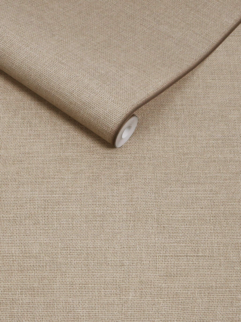 MADE.COM Beige Hessian Effie A4 Wallpaper Sample