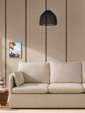 MADE.COM Beige Hessian Effie A4 Wallpaper Sample