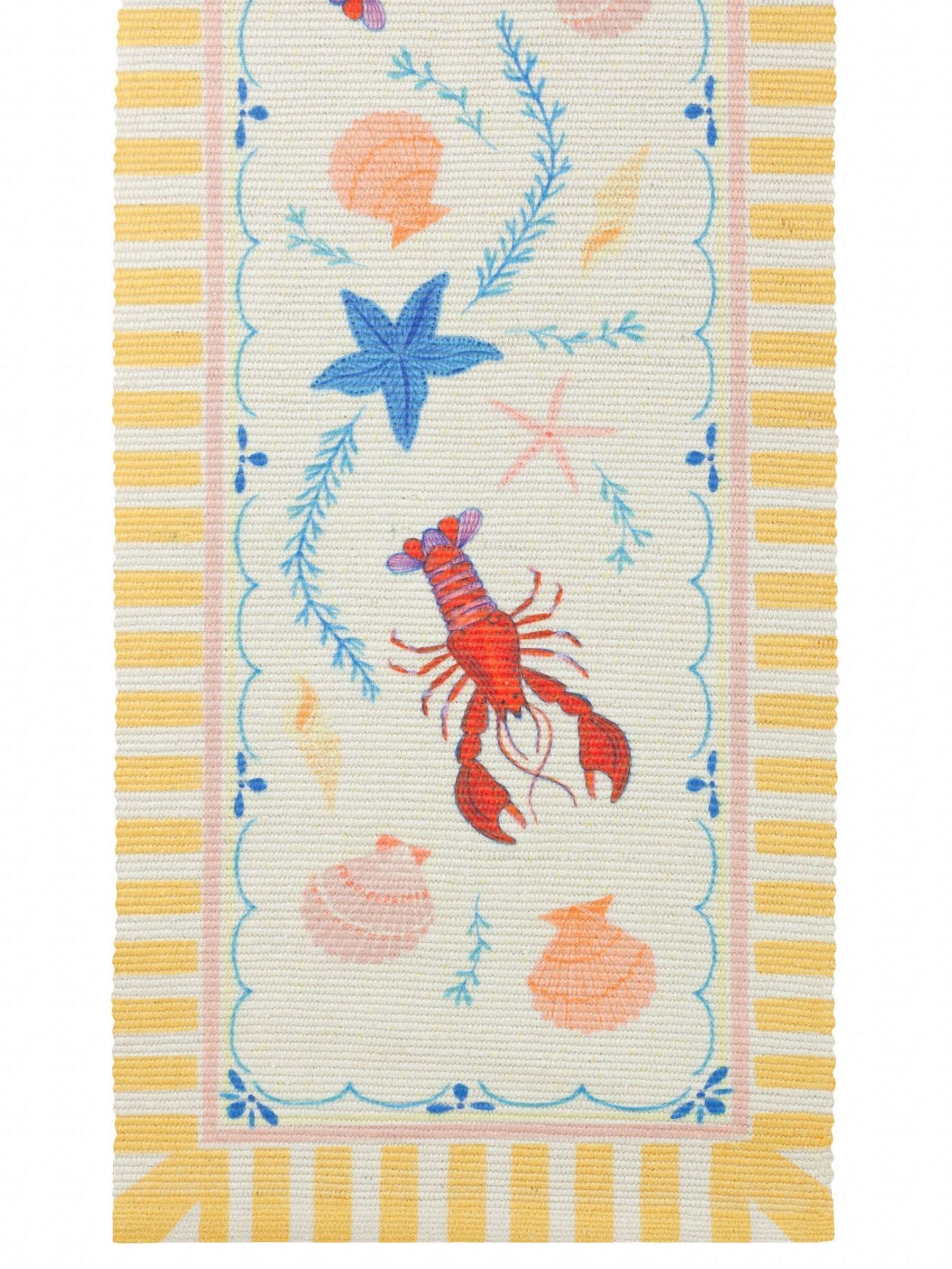 Furn multicolour brunch stripes table runner, UK version