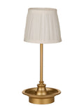 Searchlight gold rechargeable table lamp - British product