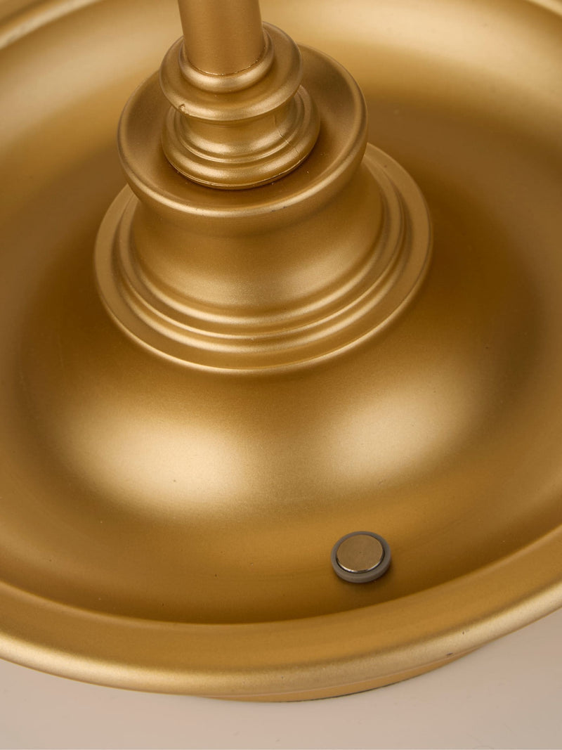Searchlight gold rechargeable table lamp - British product