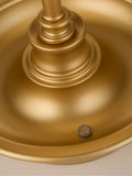 Searchlight gold rechargeable table lamp - British product