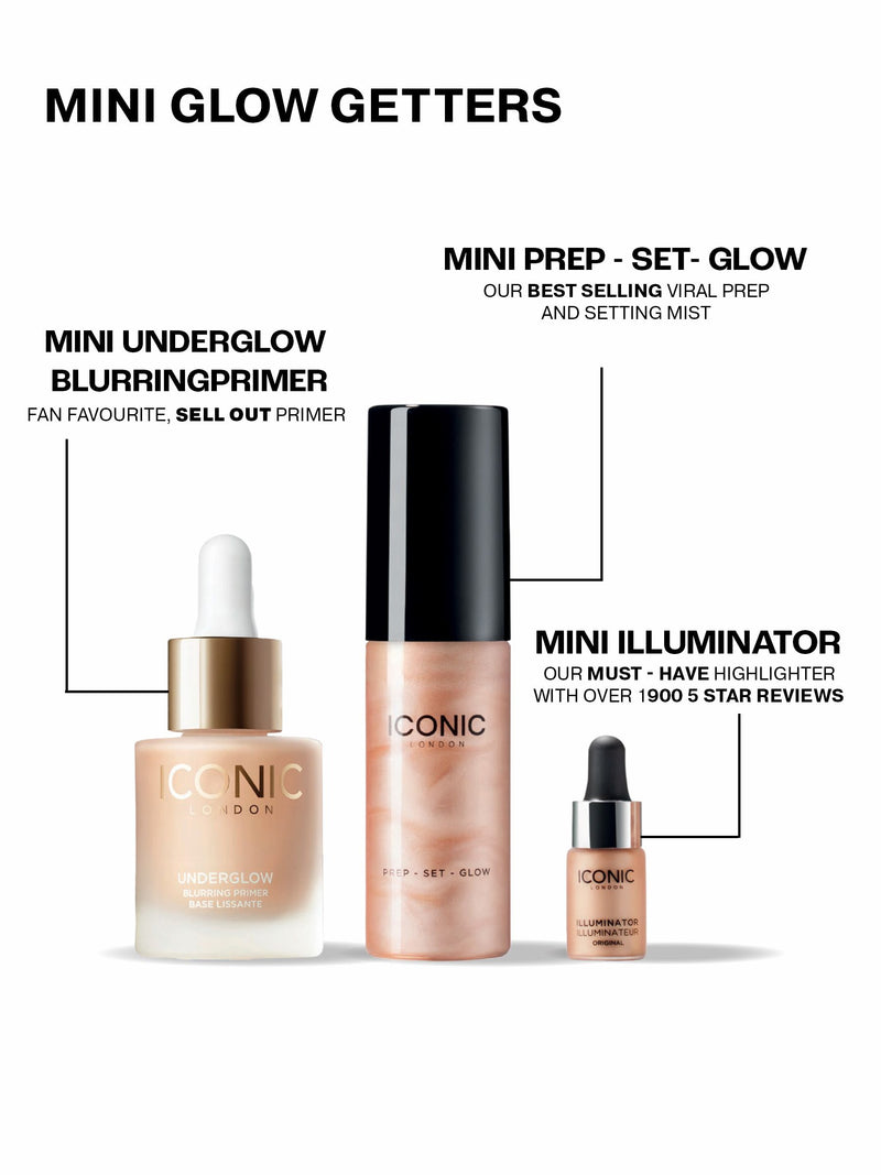 ICONIC London mini glow getters starter kit (British brand)