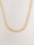 Gold tone watch chain necklace with lobster clasp - British product
