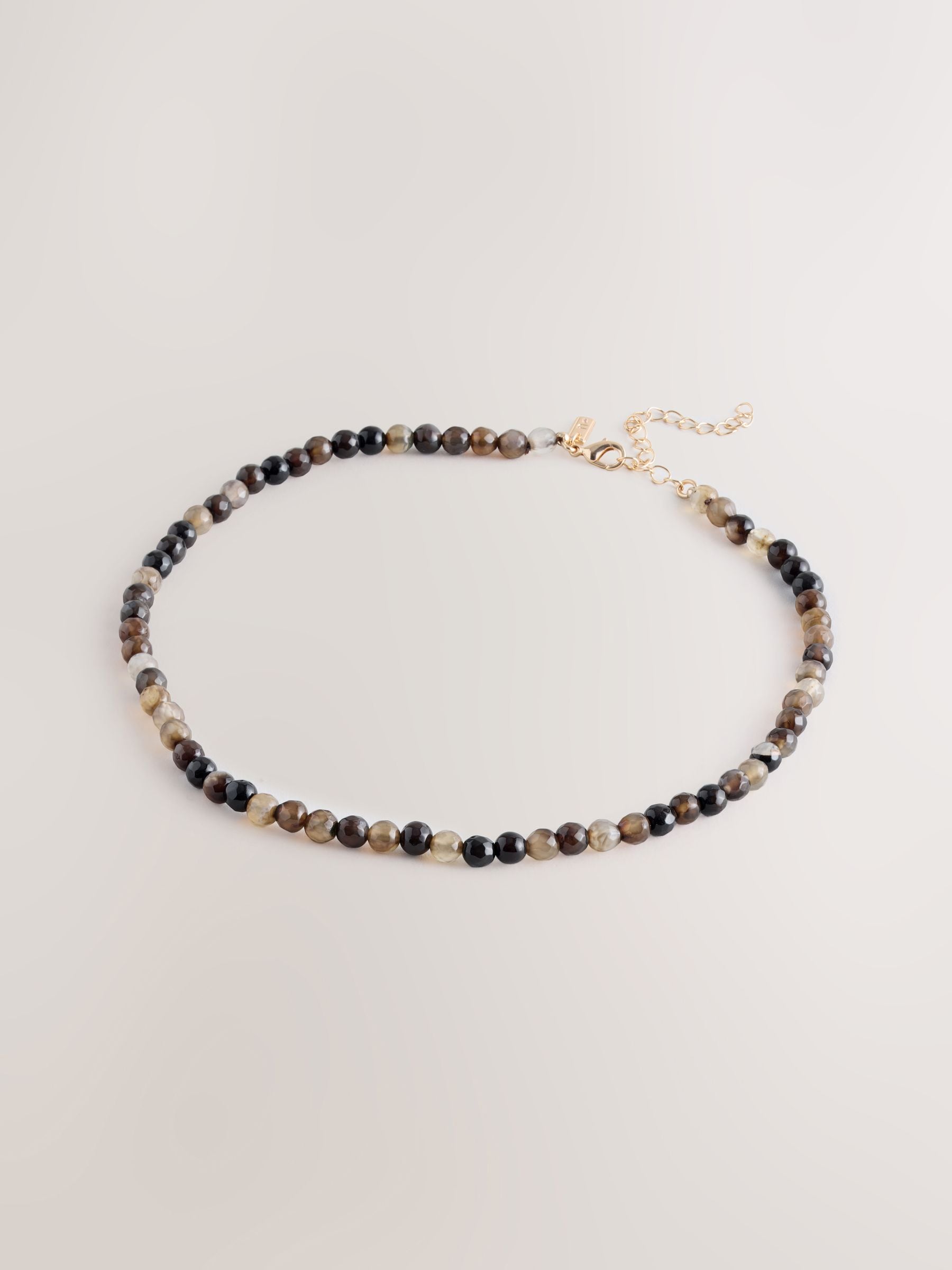 Brown Semi-Precious Stone Necklace, imported from the UK