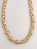 Gold tone chain cord necklace, imported from the UK