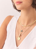 Gold Tone Pendant Heritage 4 Layer Necklace - British product