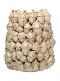 Libra Interiors cream acorn cluster vase decorative - British product