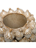 Libra Interiors cream acorn cluster vase decorative - British product