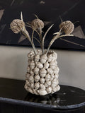 Libra Interiors cream acorn cluster vase decorative - British product