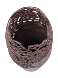 Libra Interiors Apo Coral raw bronze large vase, UK version