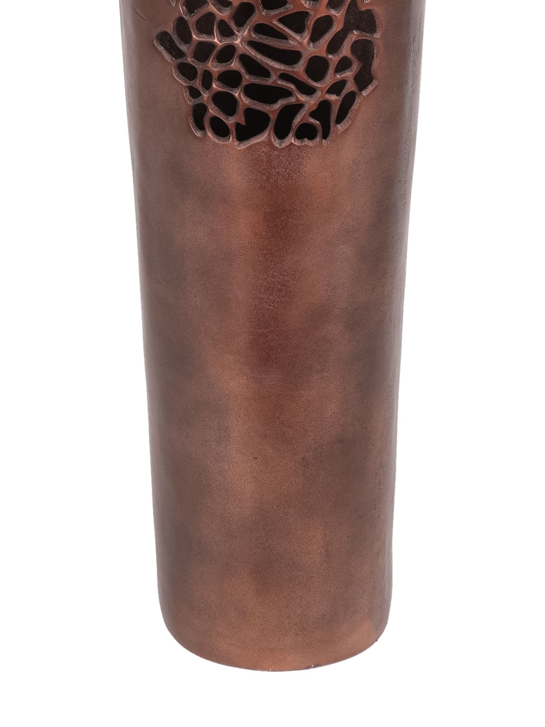Libra Interiors Apo Coral raw bronze large vase, UK version