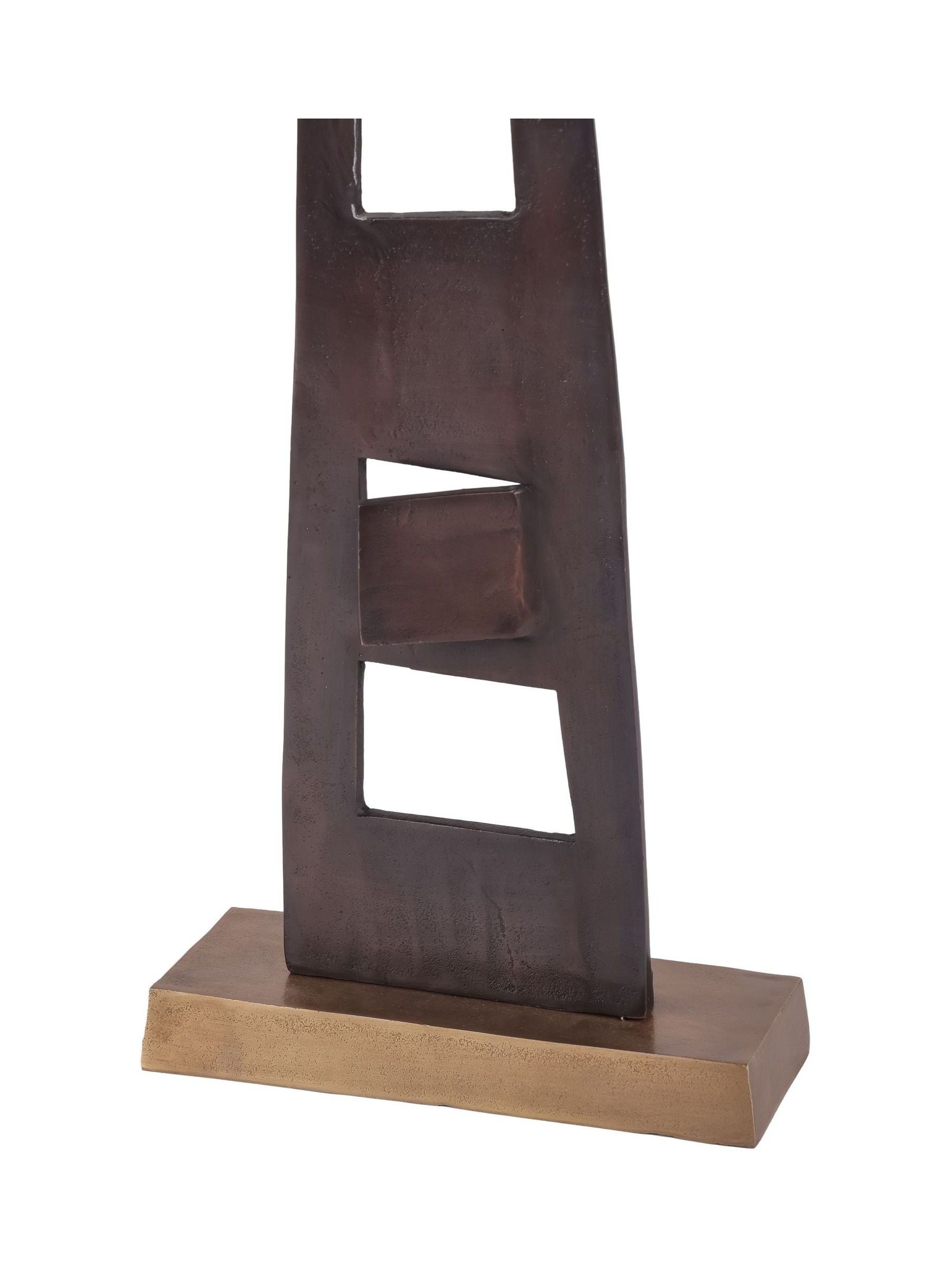 Libra Interiors Bronze Cairns abstract sculpture 92cm tall, UK version