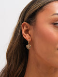 Mood gold tone heart charm earrings pack of 3, UK version