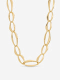 Mood gold tone large link chain necklace 17 inch, UK version