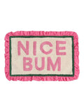 Furn pink Nice Bum frill bath mat 50x80cm - British product