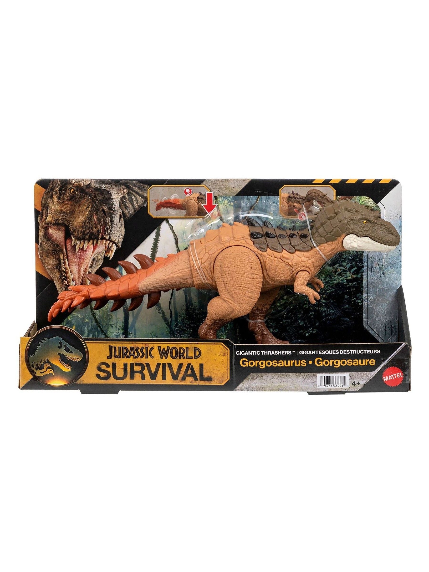 Mattel Gorgosaurus dinosaur action figure 14.9 inches - British product