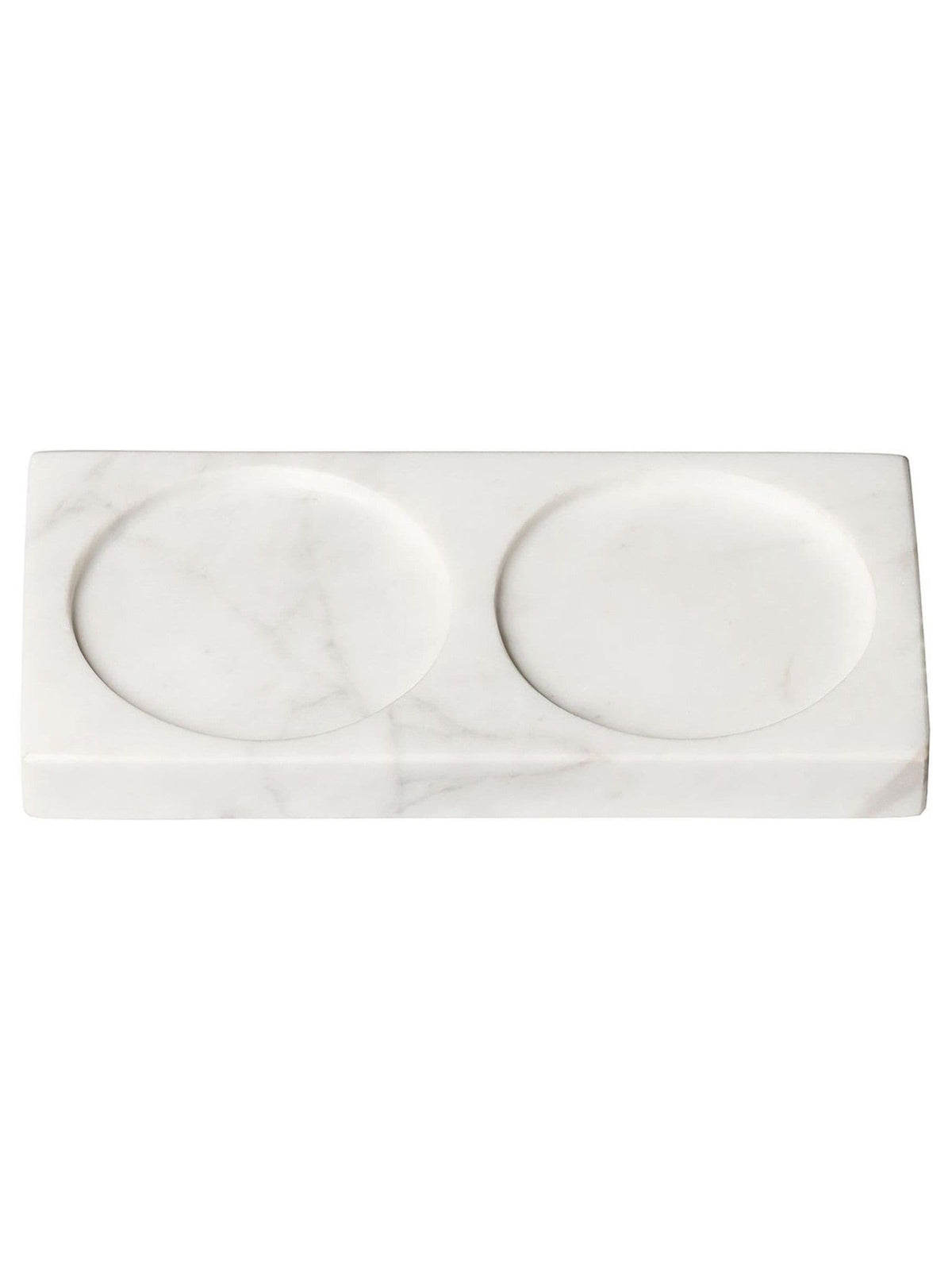 Crush Grind white marble tabletopper display tray (British brand)