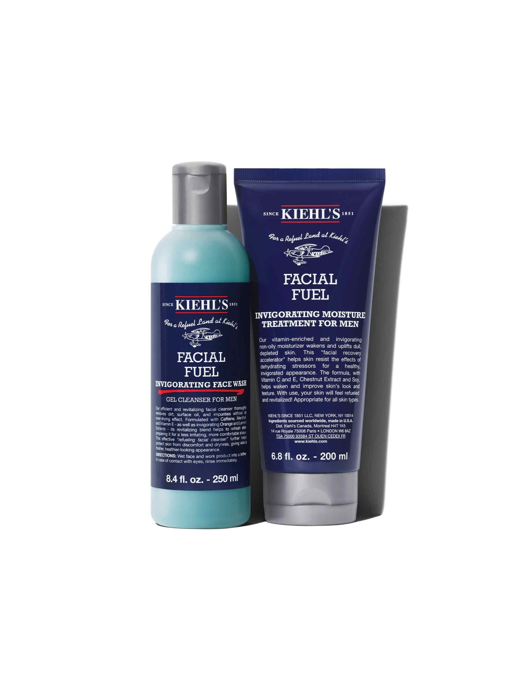 Kiehls Facial Fuel Set skincare set (British brand)