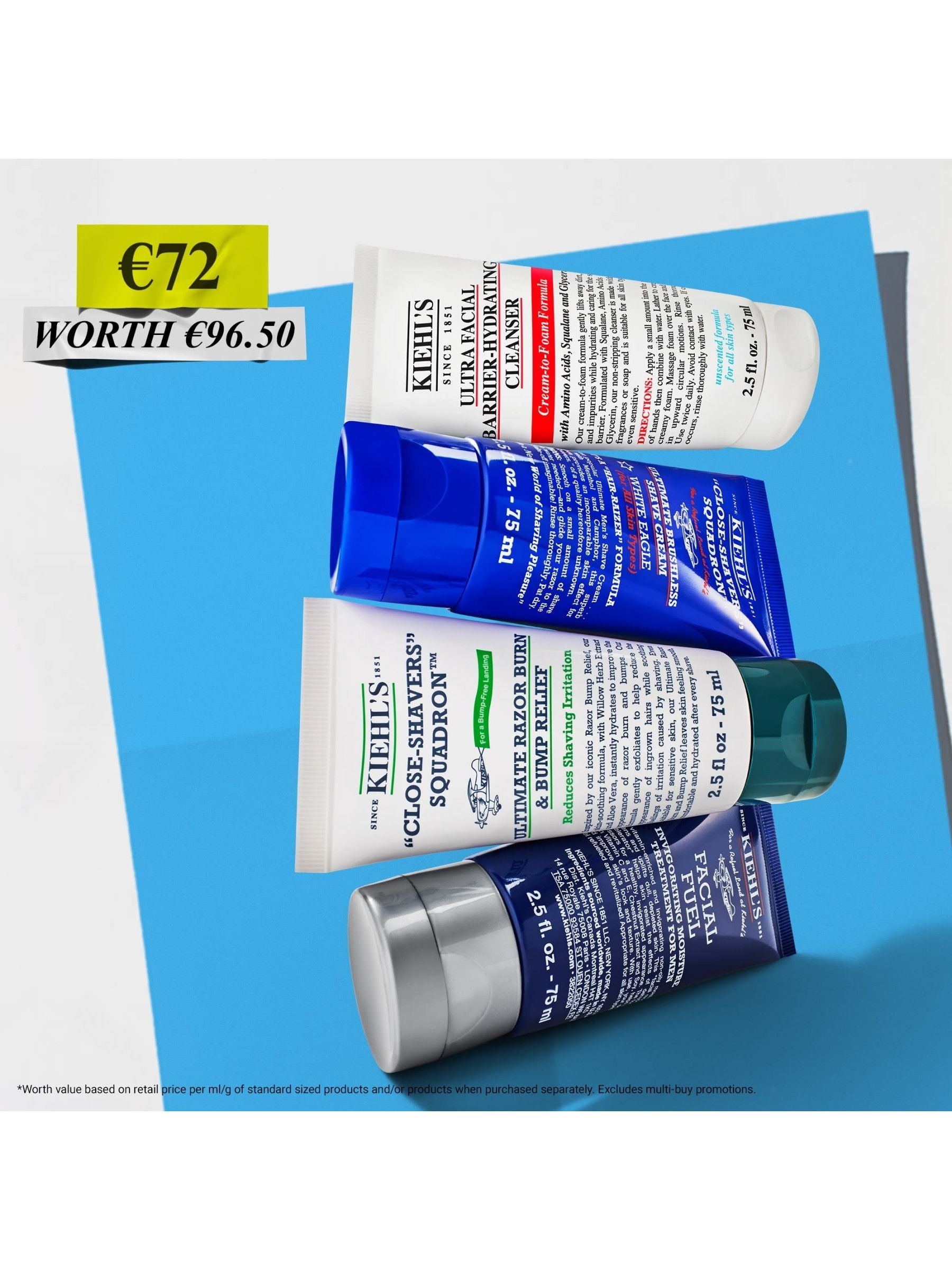 Kiehl's shaving set with four products - British product