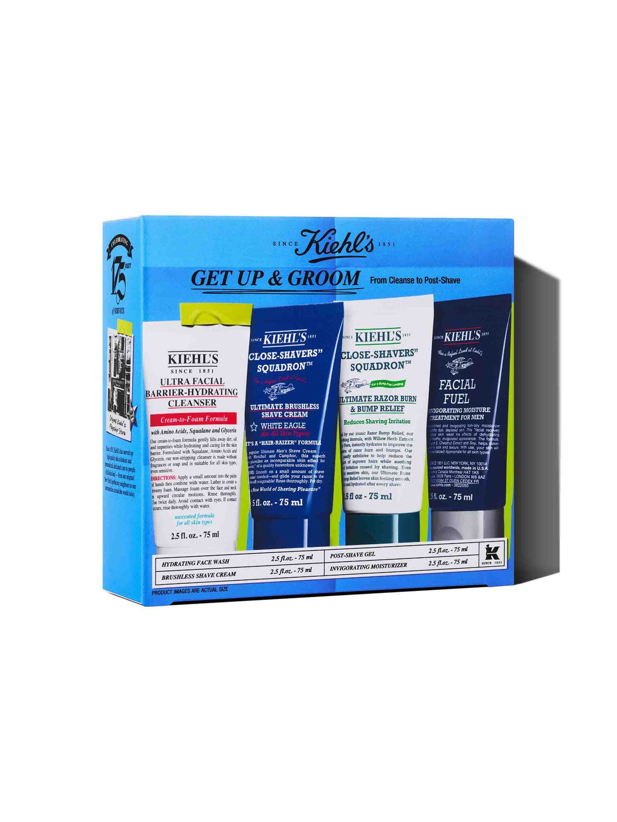 Kiehl's shaving set with four products - British product