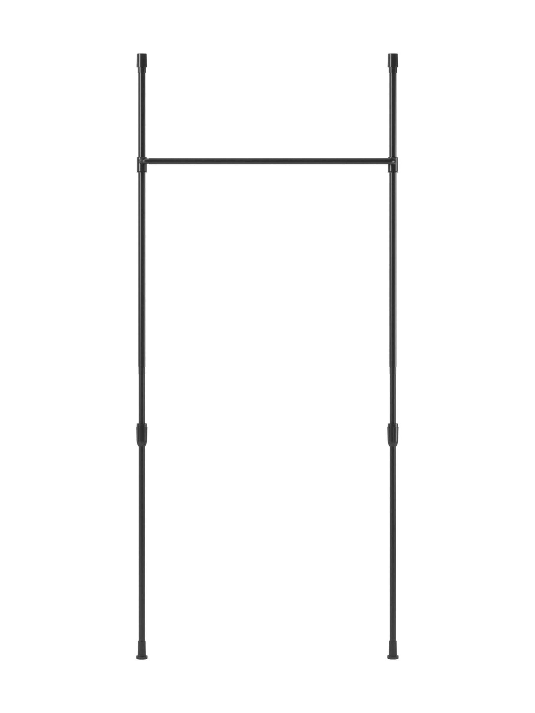 Umbra black curtain pole room divider 91-167cm - British product