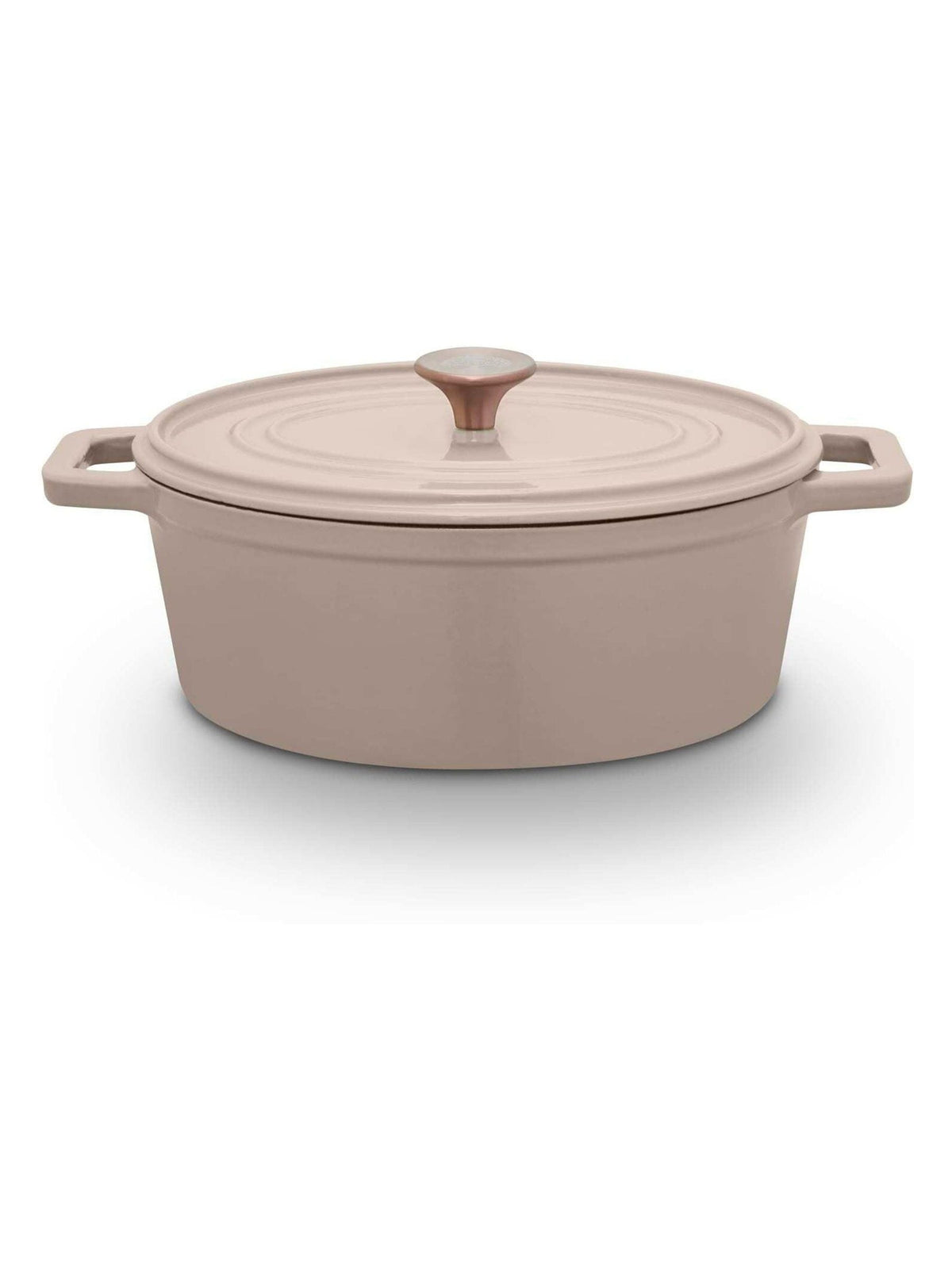 Barbary and Oak Nattura Teal Cast Iron Oval Casserole 3.2L